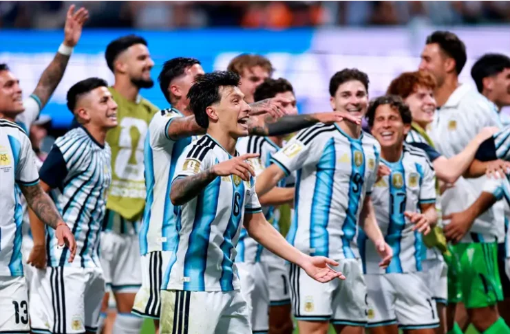 Impresionante triunfo de Argentina. Foto: AFA.