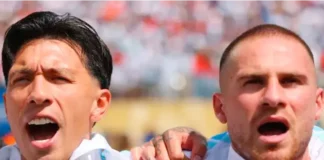 Lisandro Martínez y Alexis Mac Allister.