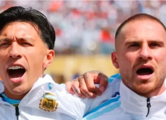 Lisandro Martínez y Alexis Mac Allister.