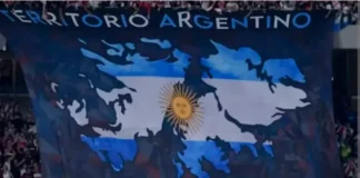 Tendrán prohibido el ingreso de banderas en alusión a las Islas Malvinas y el conflicto bélico.