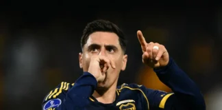 Merentiel marcó el único gol del partido. Foto: Infobae.