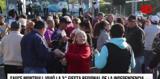 Sauce Montrull vivió la 3° Fiesta Regional de la Independencia