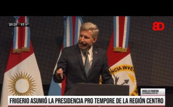Frigerio asumió la presidencia pro tempore de la Región Centro