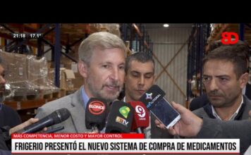 Frigerio presentó el nuevo sistema de compra de medicamentos