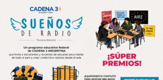 Invitan a las escuelas secundarias a participar del certamen federal Sueños de Radio Invitan a las escuelas secundarias a participar del certamen federal Sueños de Radio