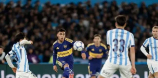 Boca y Racing empataron 1 a 1. Foto: Gonzalo Colini