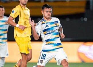 Boca goleó a Recoleta. Foto: @BocaJrsOficial