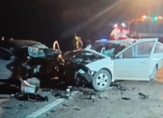 Jóvenes iban a trabajar y fueron chocados en la Ruta 135.