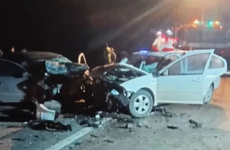 Jóvenes iban a trabajar y fueron chocados en la Ruta 135.