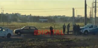 Auto robado y abandonado en San Benito.