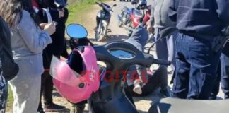 Motociclista atropelló a un niño de 8 años en Concepción del Uruguay. Foto: Fabio Moscatelli.