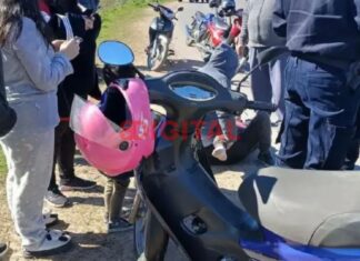 Motociclista atropelló a un niño de 8 años en Concepción del Uruguay. Foto: Fabio Moscatelli.