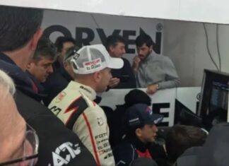 Mariano Werner terminó tercero en la primera serie del TC en Paraná.