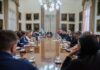 Frigerio reunió a su gabinete para definir acciones.