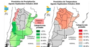 El Niño marcará el final del invierno en Argentina. Foto: SMN.
