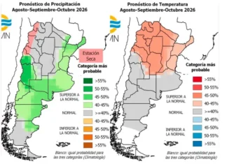 El Niño marcará el final del invierno en Argentina. Foto: SMN.