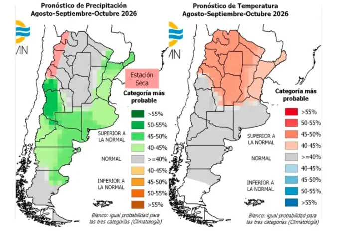 El Niño marcará el final del invierno en Argentina. Foto: SMN. El Niño marcará el final del invierno en Argentina. Foto: SMN.