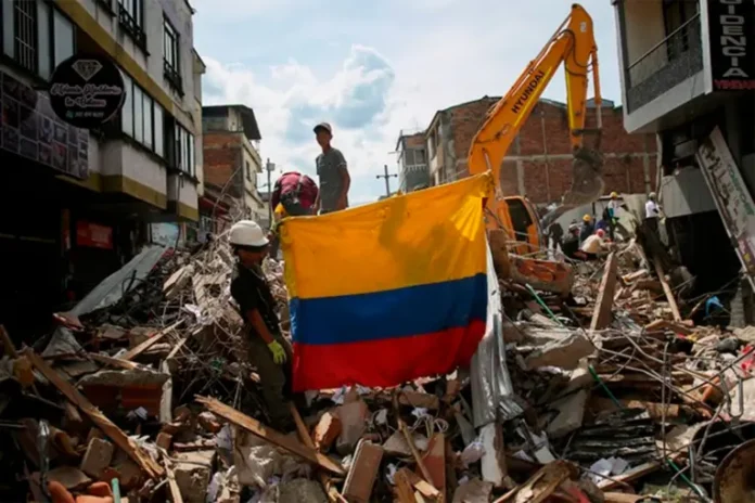 Terremoto en Colombia. Terremoto en Colombia.