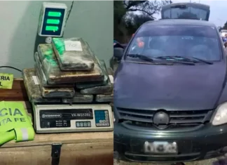 Entrerriano fue detenido en Santa Fe con más de 11 kilos de cocaína ocultos en su auto Entrerriano fue detenido en Santa Fe con más de 11 kilos de cocaína ocultos en su auto. Foto: Reconquista Hoy