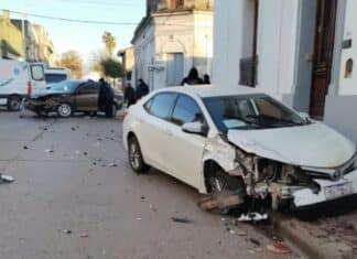 Choque en Nogoyá.