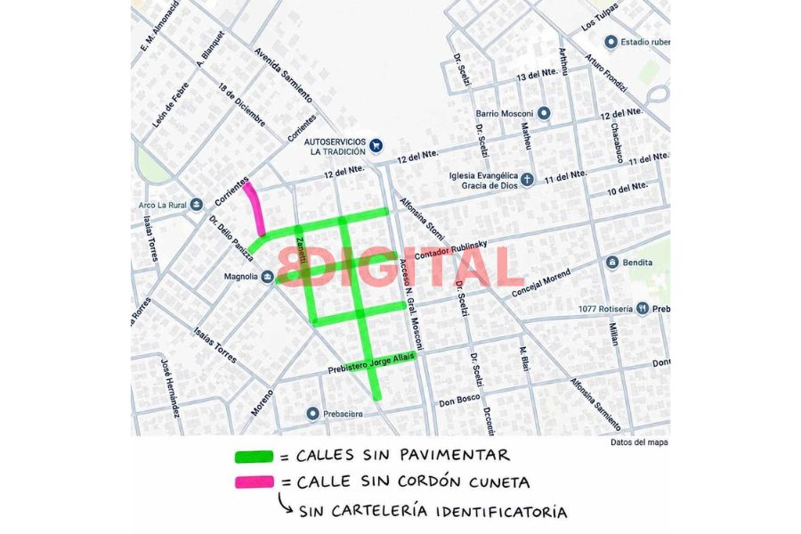 Vecinos de Planta Emisora reclaman por calles sin pavimentar. Foto: ElochoDigital.