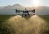 Dron fumigador.