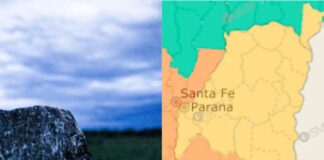 Entre Ríos bajo alerta por tormentas.