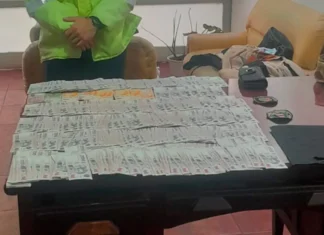 Los millones secuestrados en Paraná. Foto: P.E.R.