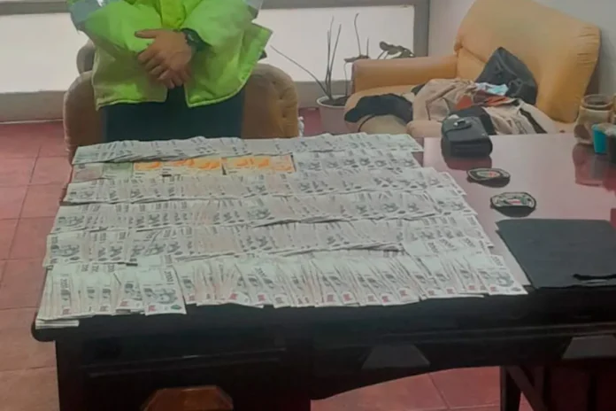 Los millones secuestrados en Paraná. Foto: P.E.R.