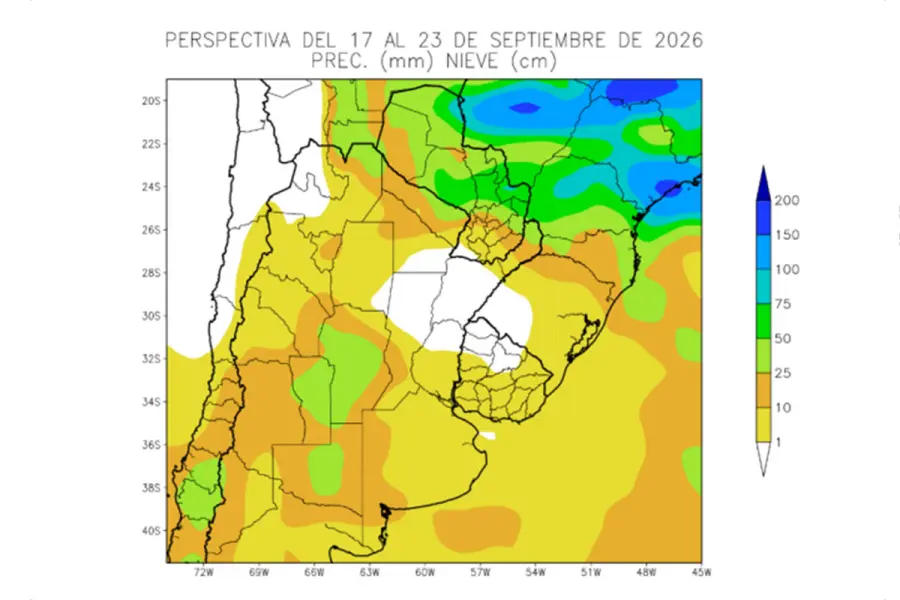 Entre Ríos se encamina a la primavera con lluvias desparejas y fuertes cambios térmicos