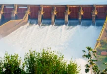 Abrieron el vertedero de la represa Itaipú. Foto: Itaipu Binacional - Paraguay
