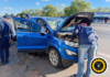 Secuestraron más de un kilo de cocaína en un control vial en Brazo Largo.