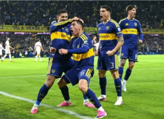 Boca venció 1-0 a San Pablo. Foto: Página 12.