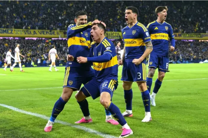 Boca venció 1-0 a San Pablo. Foto: Página 12.