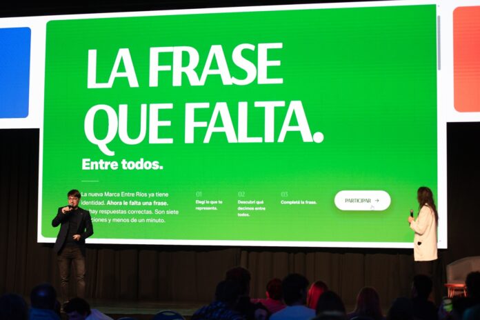 Entre Ríos lanzó “La Frase que Falta”. Foto: (GER). Entre Ríos lanzó “La Frase que Falta”. Foto: (GER).