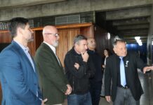 Roncaglia visitó el túnel subfluvial y conoció el nuevo sistema de monitoreo