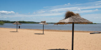 La playa del Thompson en Paraná. Foto: (MdP).
