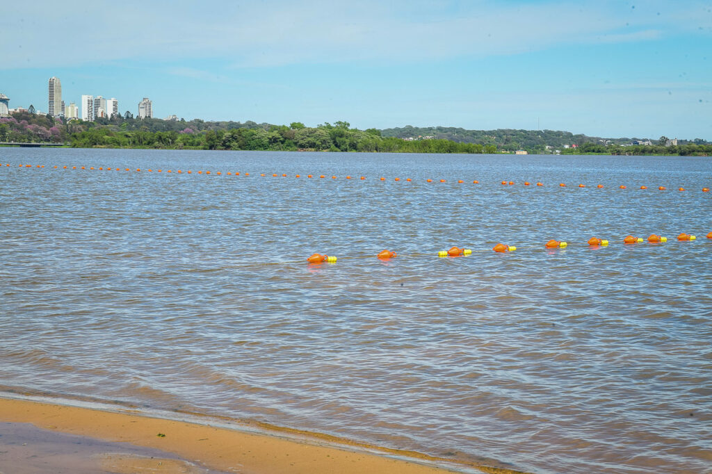 La playa del Thompson en Paraná. Foto: (MdP).