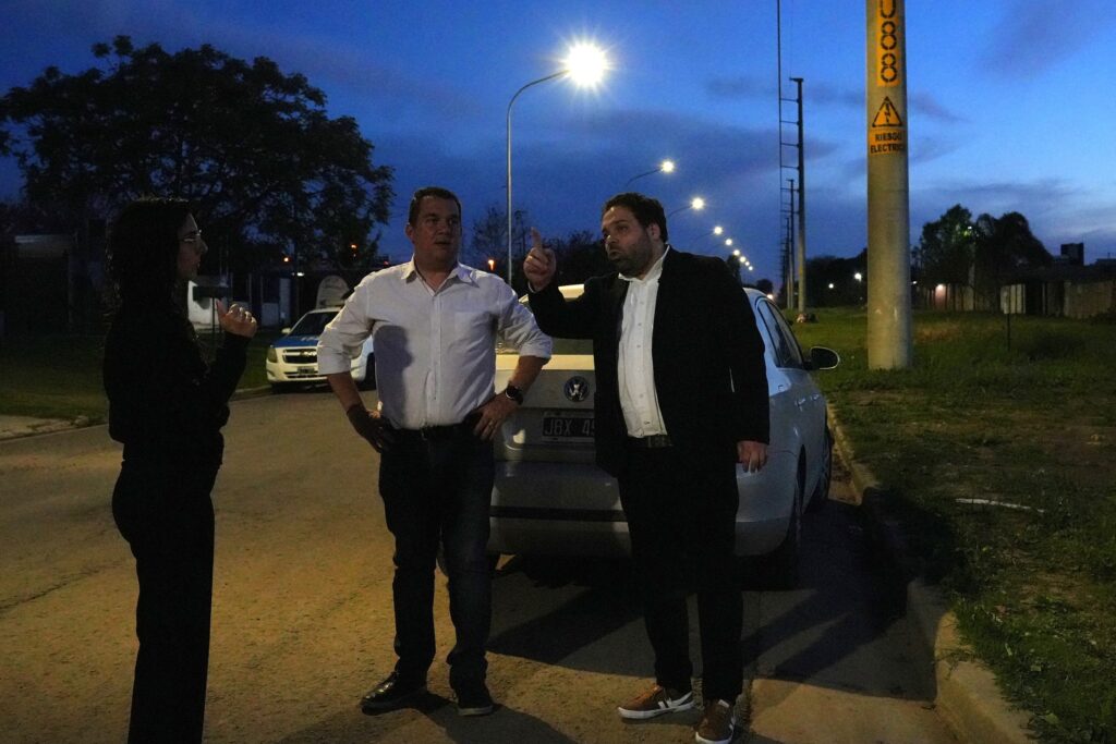 Enersa renovó la iluminación de San Benito. Foto: (GdER).