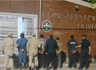 Detuvieron a cuatro hombres y secuestraron 100 kilos de carne vacuna y un arma de fuego