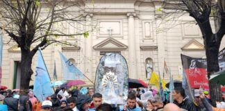 Peregrinación a Luján. Foto: NA - Juan Vargas.