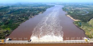 Crece el río Uruguay: Salto Grande elevó a 10,60 metros.