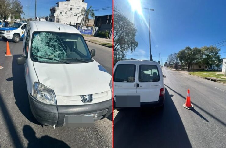 Un joven de 24 años fue atropellado en calle Almafuerte.