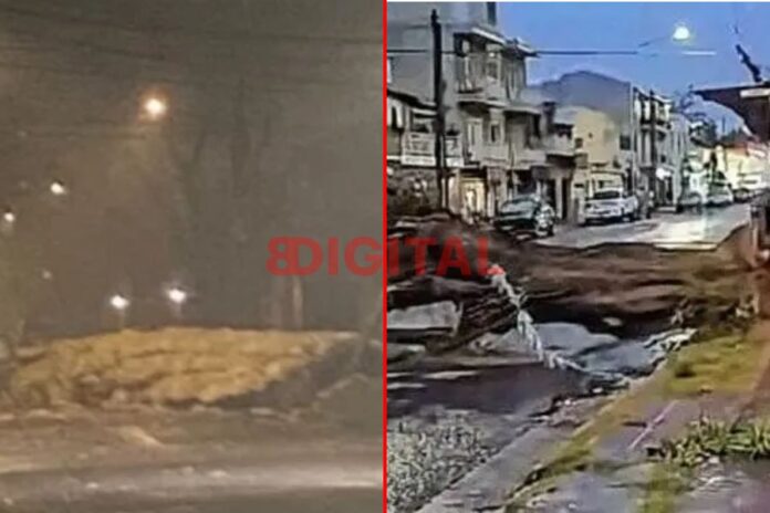 Imágenes del temporal en Entre Ríos.