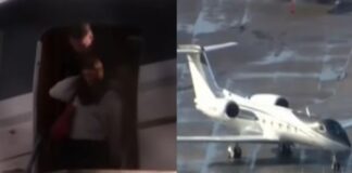 Un avión que trasladó a Flávio Bolsonaro llegó a Miami tras hacer escala en Ecuador y pasar por Argentina Bolsonaro en EEUU. Captura de pantalla.