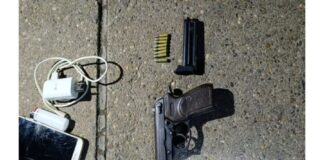 Detuvieron a un joven de 23 años con una pistola calibre 22. Foto: PER.