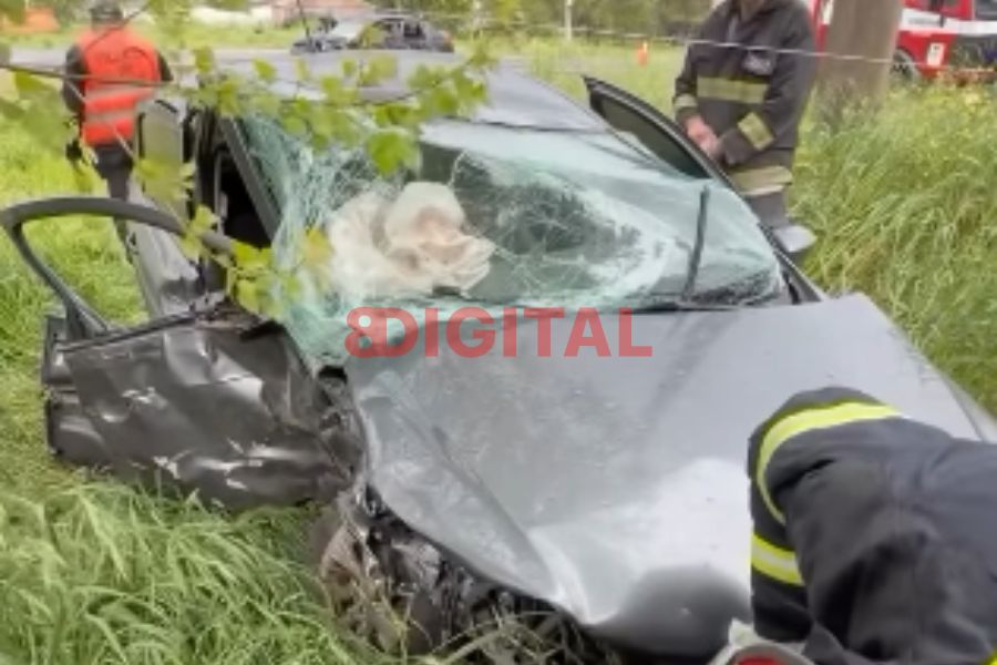 Tres heridos tras un choque entre dos automóviles en la Ruta 12. Foto: ElochoDigital.