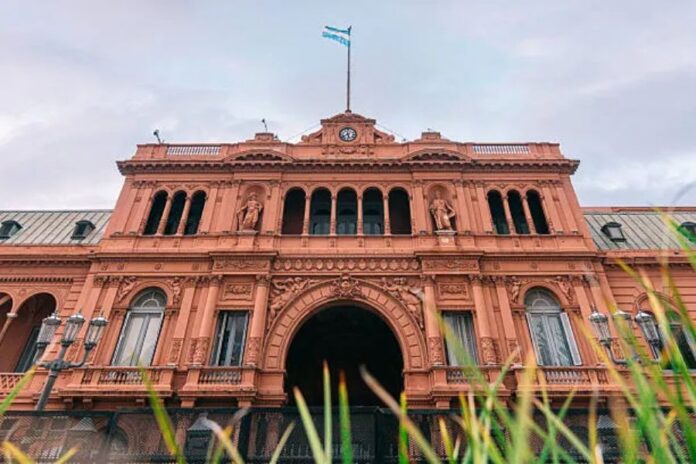 Casa Rosada. Foto: Redes.