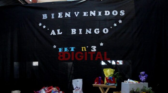 La E.E.T. N.º 3 Tte. Candelaria de Paraná realizó un bingo solidario para recaudar fondos para la escuela E.E.T. N.º 3 Tte. Candelaria realizó un bingo. Foto: ElochoDigital.