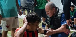 Violentos incidentes tras el partido entre Patronato y VF. Foto: Reporte 100.7